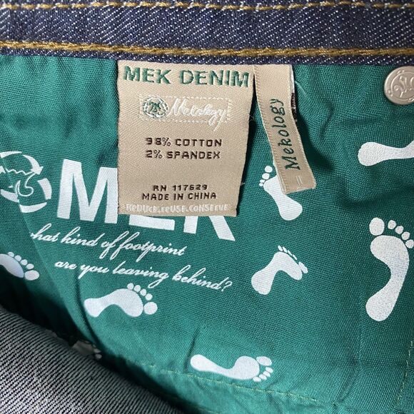 Women's MEK Boot Cut Jeans Thick Stitch Pocket Jeans Size 32 x 34 Darwin Bootcut - Picture 7 of 7